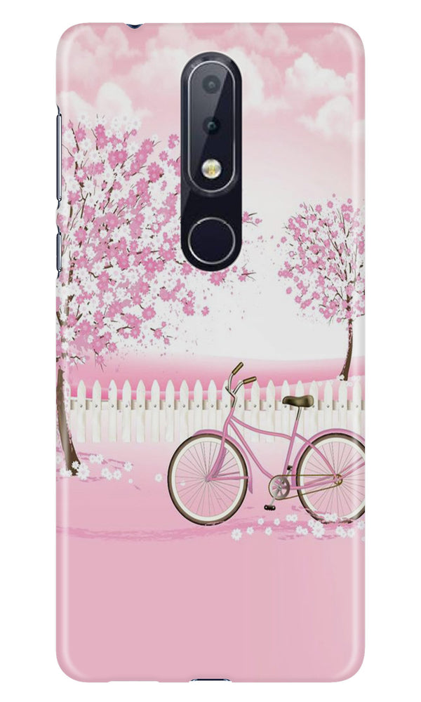 Pink Flowers Cycle Case for Nokia 3.2  (Design - 102)