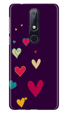 Purple Background Case for Nokia 6.1 Plus  (Design - 107)