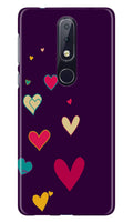 Purple Background Case for Nokia 8.1 Plus  (Design - 107)