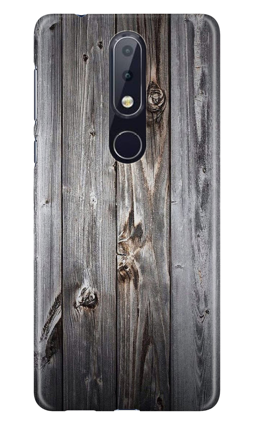 Wooden Look Case for Nokia 6.1 Plus  (Design - 114)