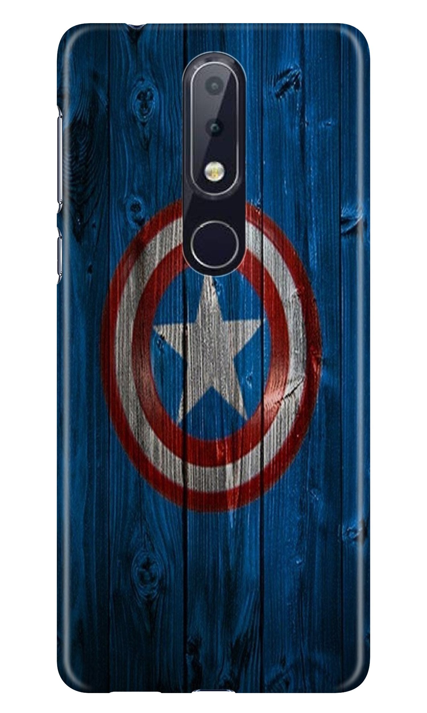 Captain America Superhero Case for Nokia 6.1 Plus(Design - 118)