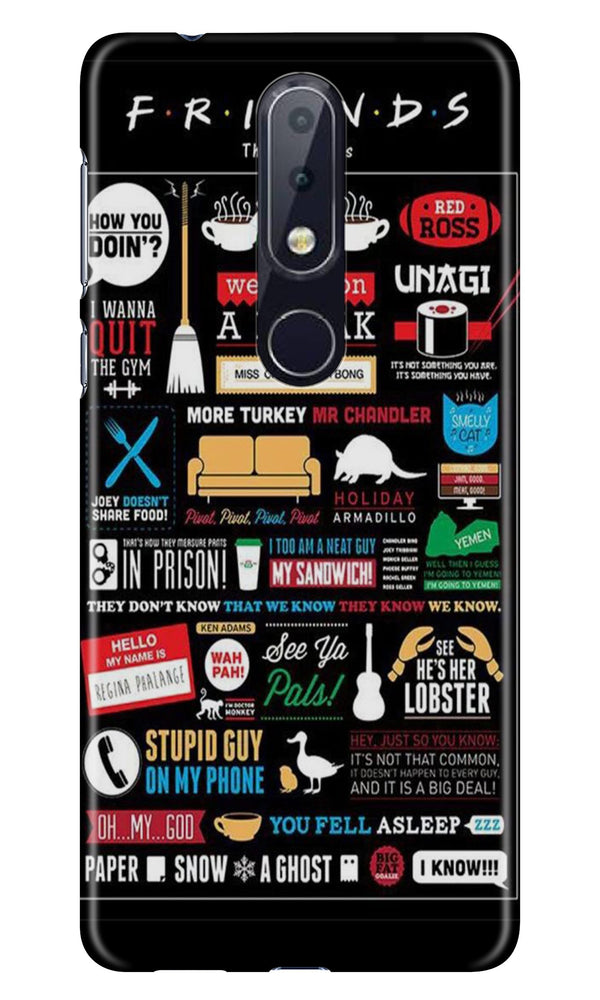 Friends Case for Nokia 6.1 Plus  (Design - 145)