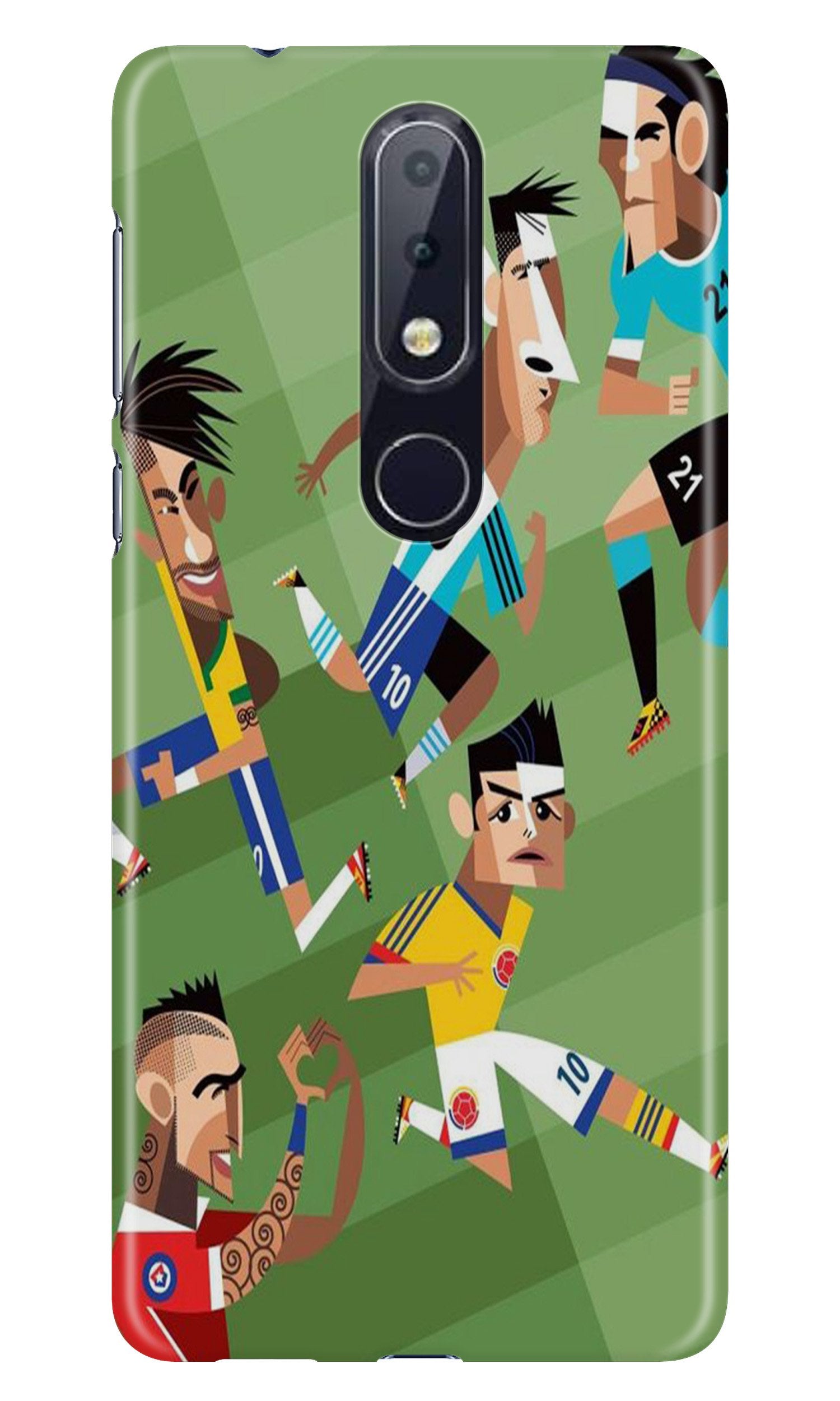 Football Case for Nokia 6.1 Plus(Design - 166)