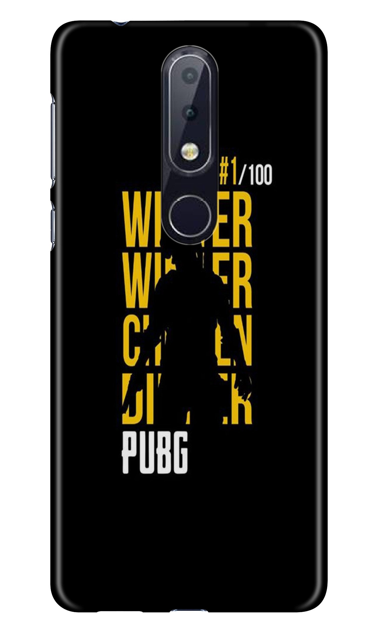 Pubg Winner Winner Case for Nokia 6.1 Plus  (Design - 177)