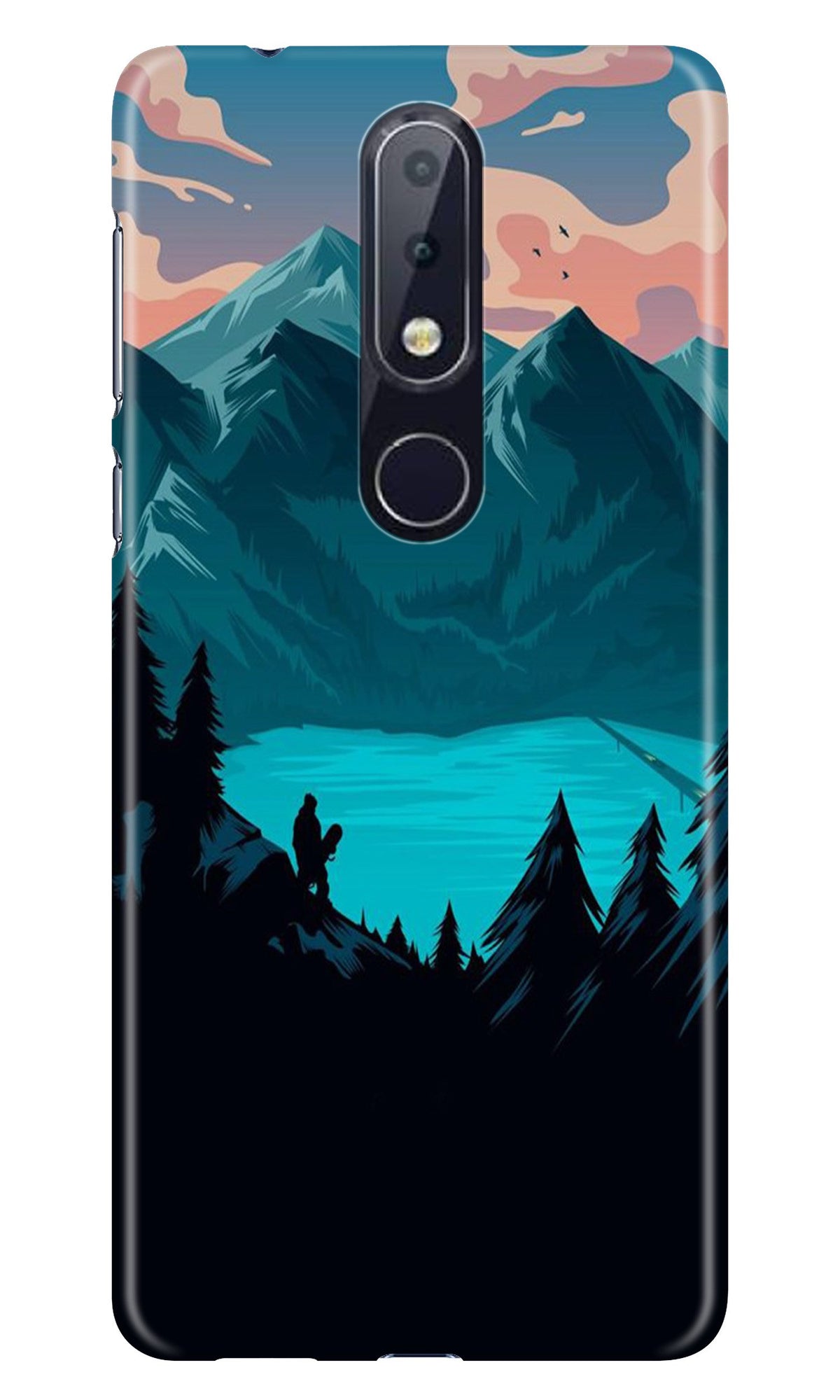Mountains Case for Nokia 5.1 Plus (Design - 186)