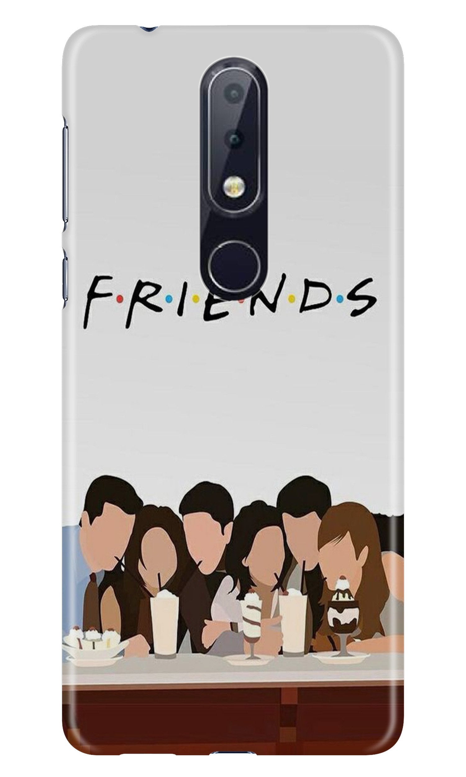 Friends Case for Nokia 6.1 Plus (Design - 200)