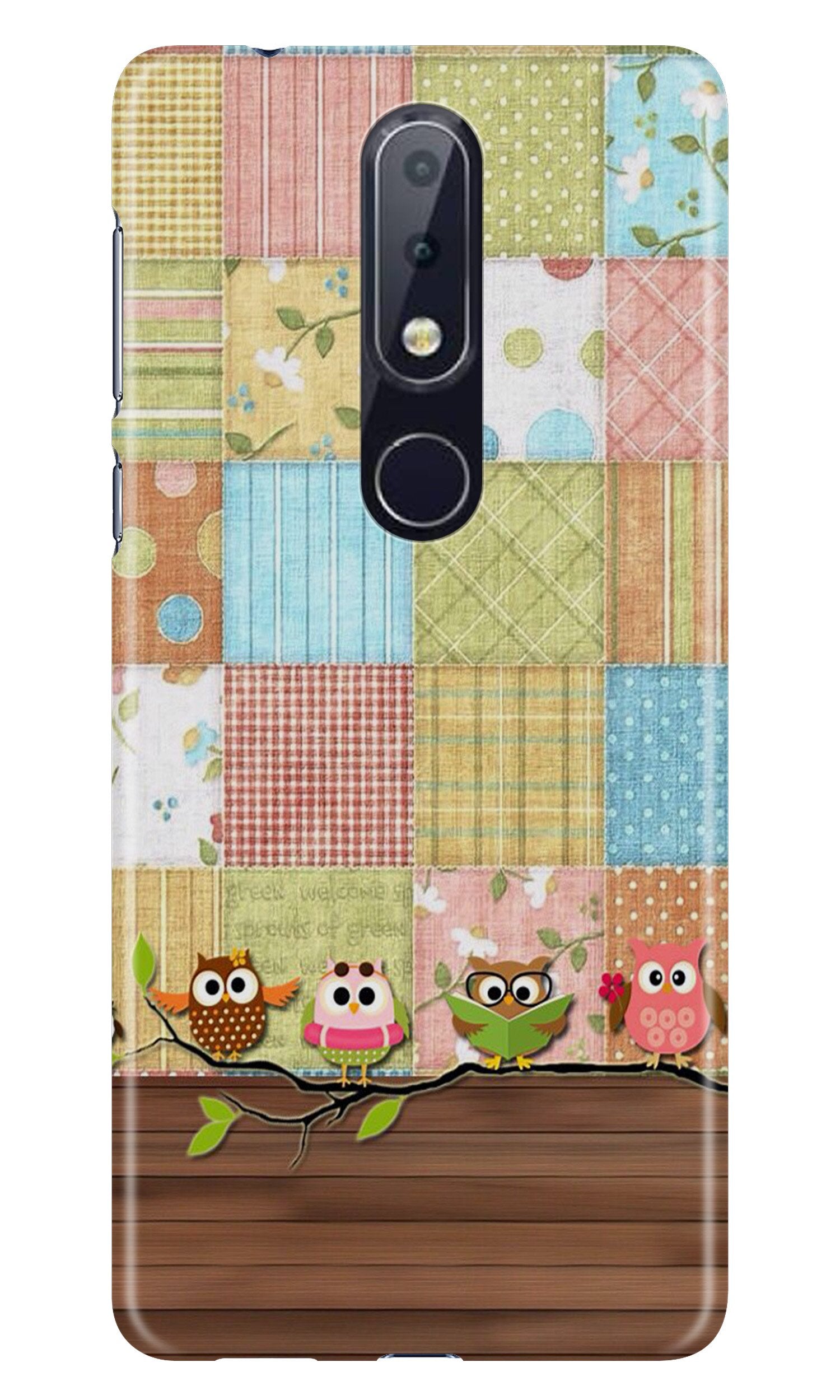 Owls Case for Nokia 6.1 Plus (Design - 202)