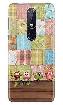 Owls Case for Nokia 6.1 Plus (Design - 202)