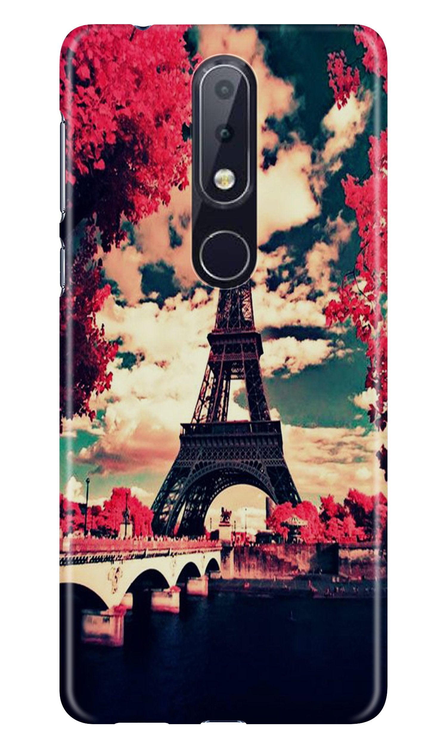 Eiffel Tower Case for Nokia 7.1 (Design No. 212)