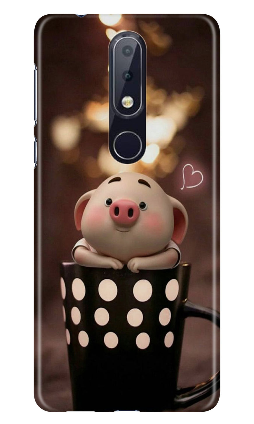 Cute Bunny Case for Nokia 6.1 Plus (Design No. 213)