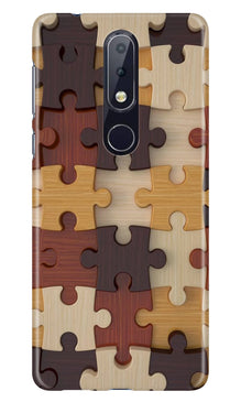 Puzzle Pattern Case for Nokia 6.1 Plus (Design No. 217)
