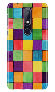 Colorful Square Case for Nokia 7.1 (Design No. 218)