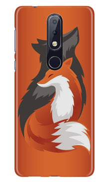 Wolf   Case for Nokia 6.1 Plus (Design No. 224)