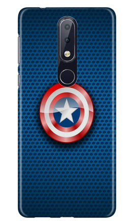 Captain America Shield Case for Nokia 4.2 (Design No. 253)