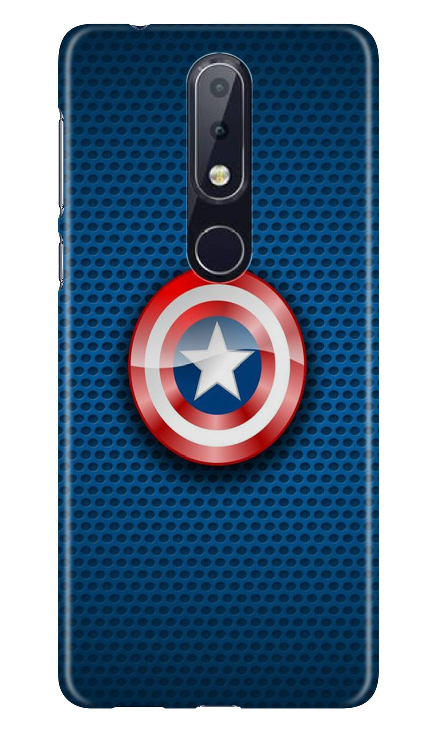 Captain America Shield Case for Nokia 4.2 (Design No. 253)