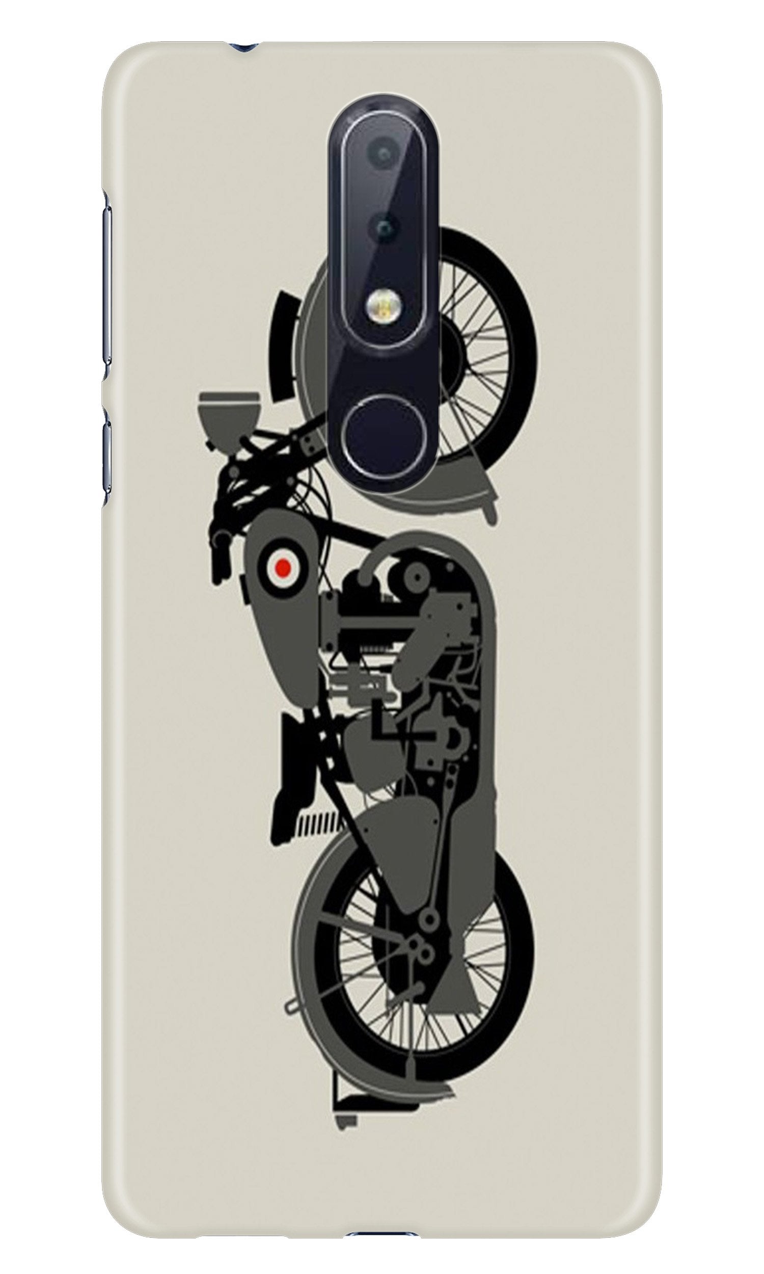 MotorCycle Case for Nokia 6.1 Plus (Design No. 259)