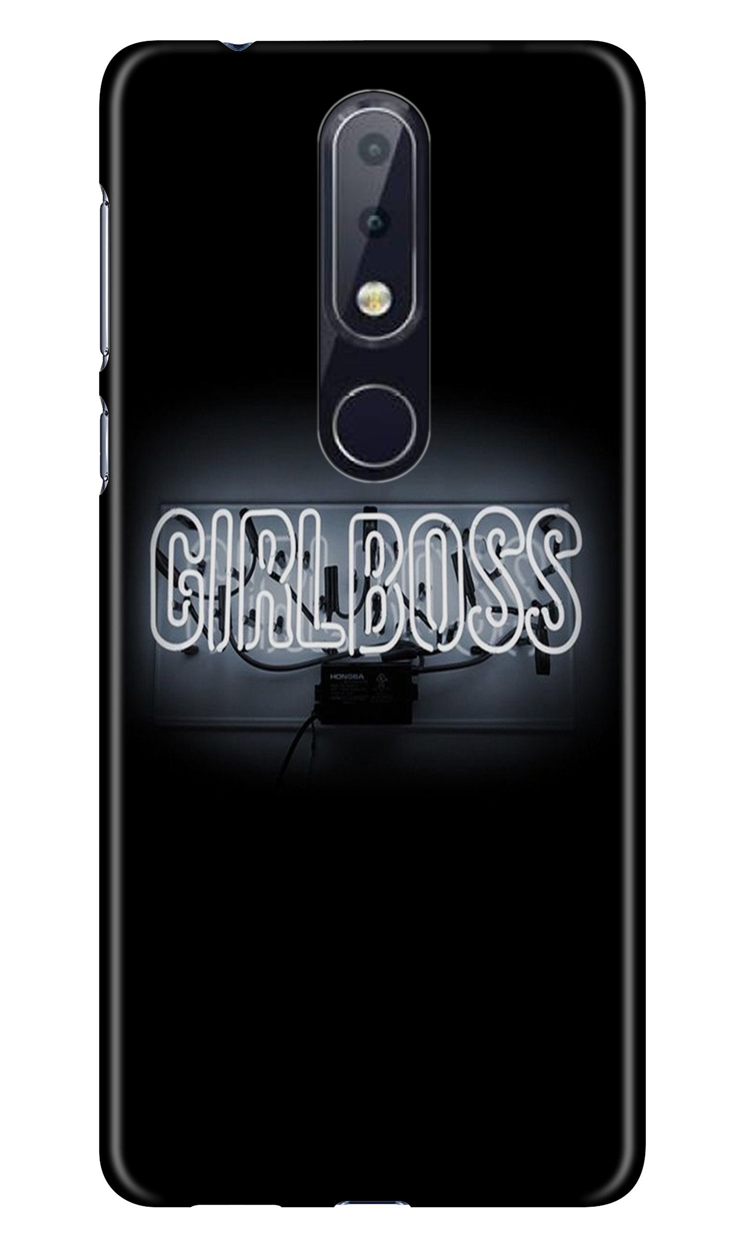 Girl Boss Black Case for Nokia 6.1 Plus (Design No. 268)