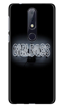 Girl Boss Black Case for Nokia 6.1 Plus (Design No. 268)