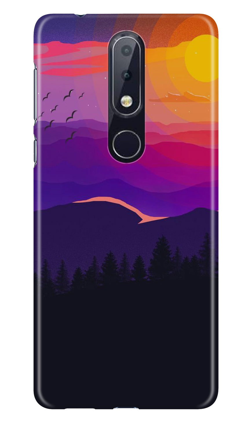 Sun Set Case for Nokia 7.1 (Design No. 279)