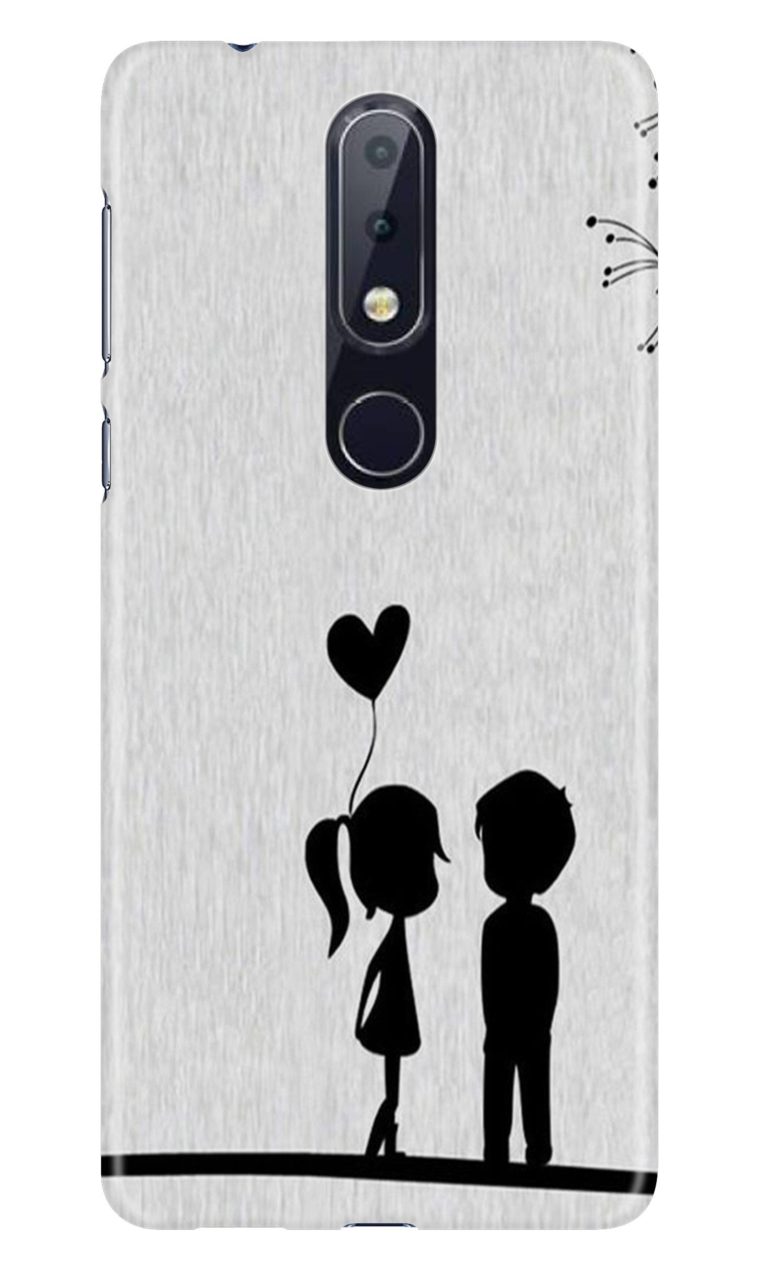 Cute Kid Couple Case for Nokia 7.1 (Design No. 283)