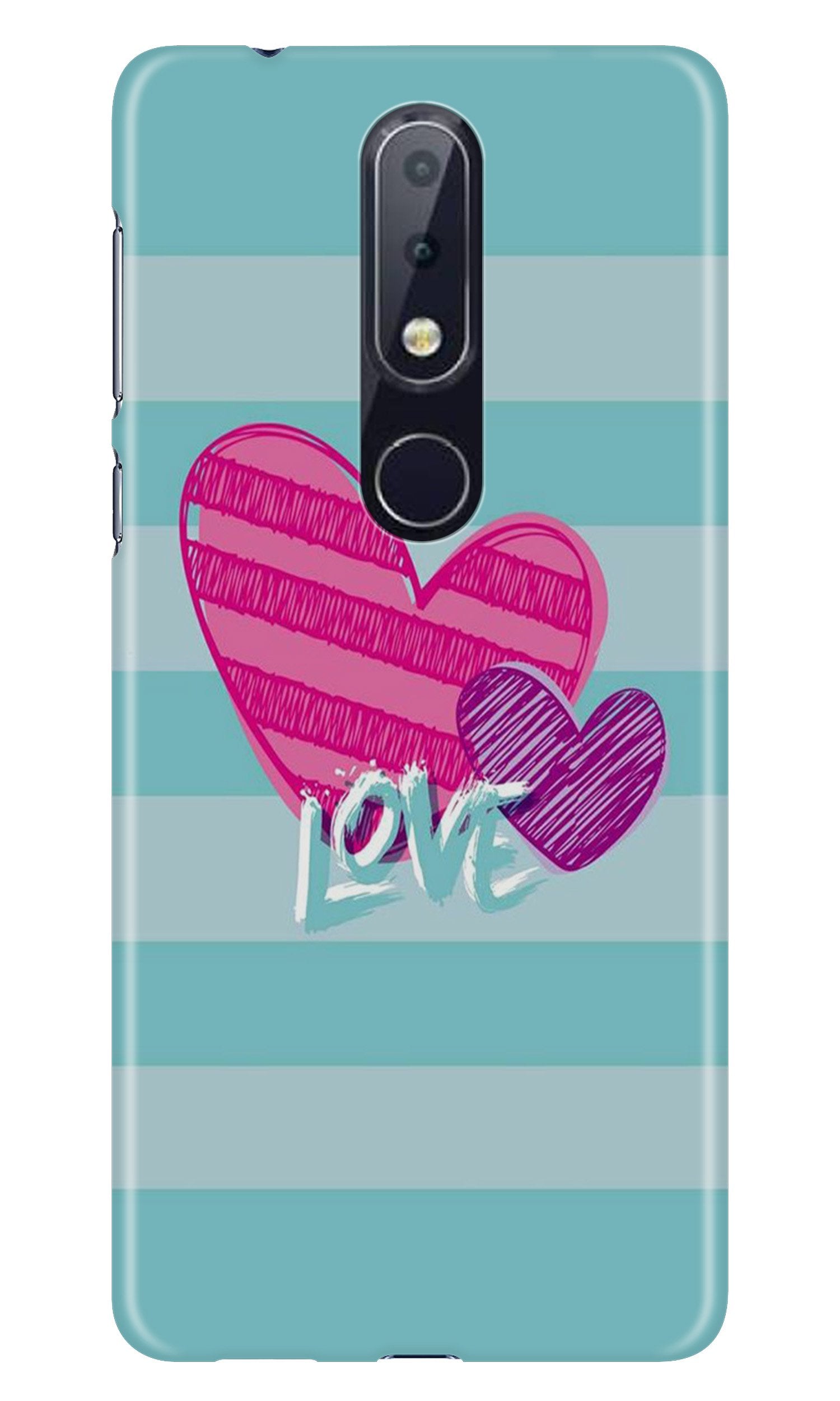 Love Case for Nokia 6.1 Plus (Design No. 299)