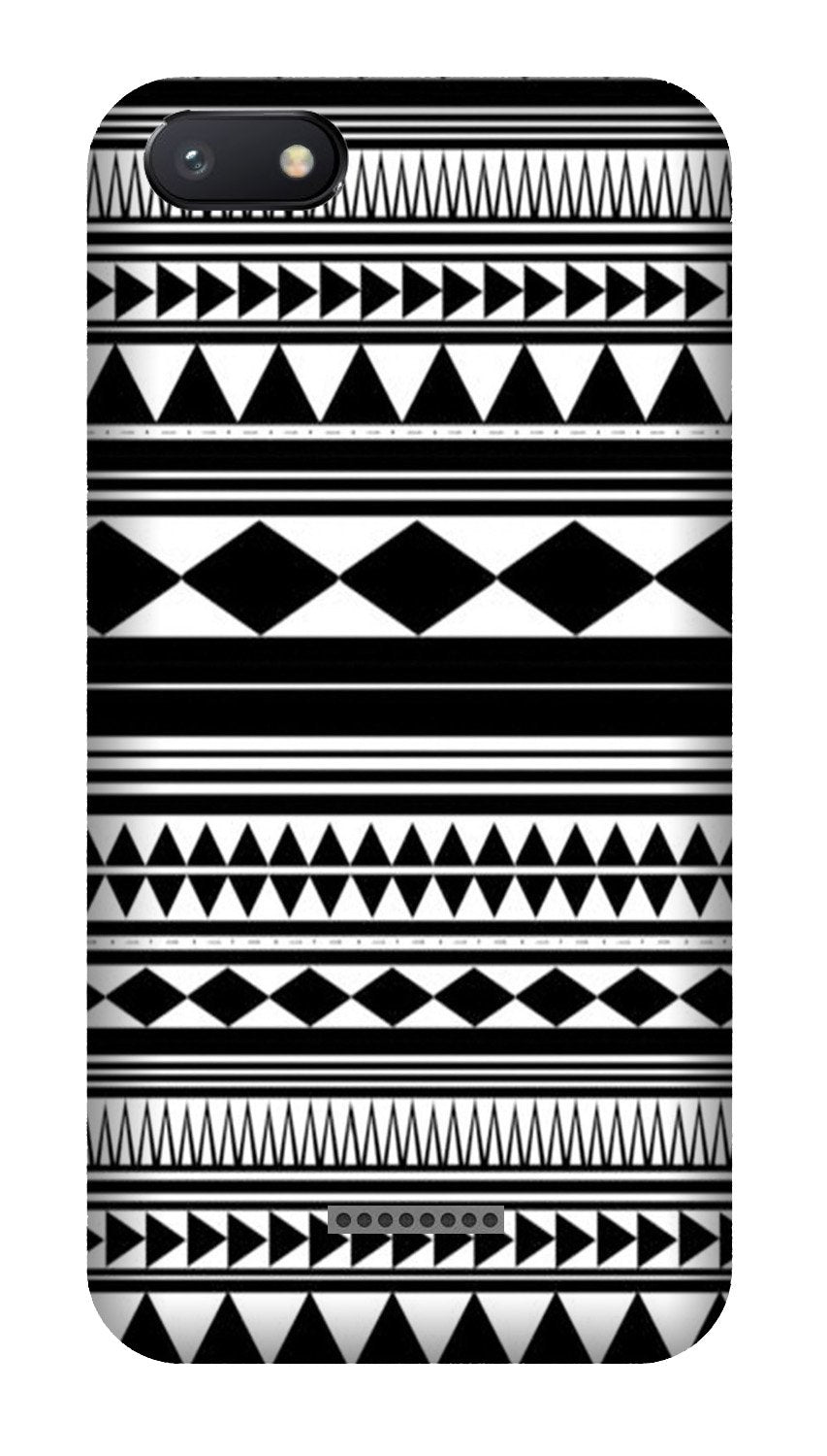 Black white Pattern Case for Redmi 6A