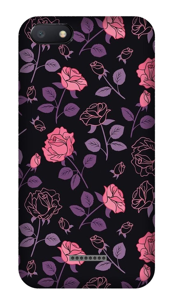 Rose Black Background Case for Redmi 6A