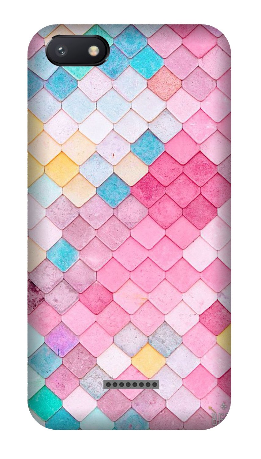 Pink Pattern Case for Xiaomi Redmi 6A (Design No. 215)