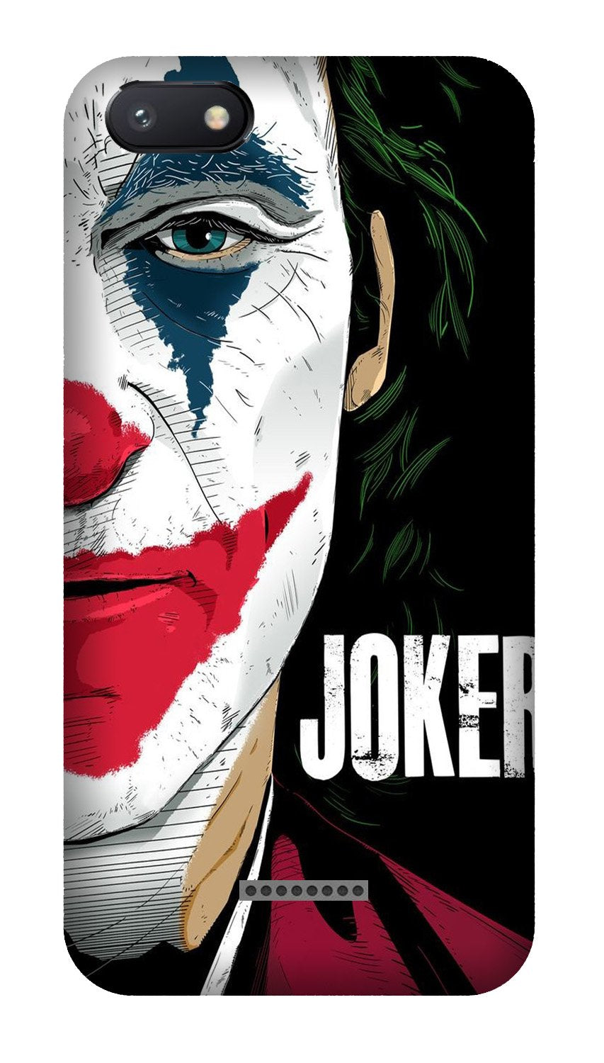 Joker Mobile Back Case for Redmi 6A  (Design - 301)