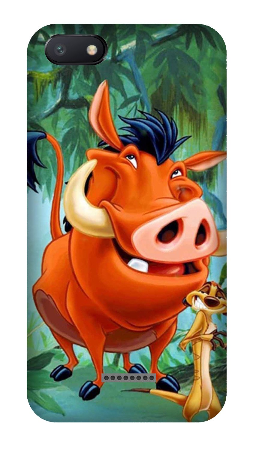 Timon and Pumbaa Mobile Back Case for Redmi 6A  (Design - 305)