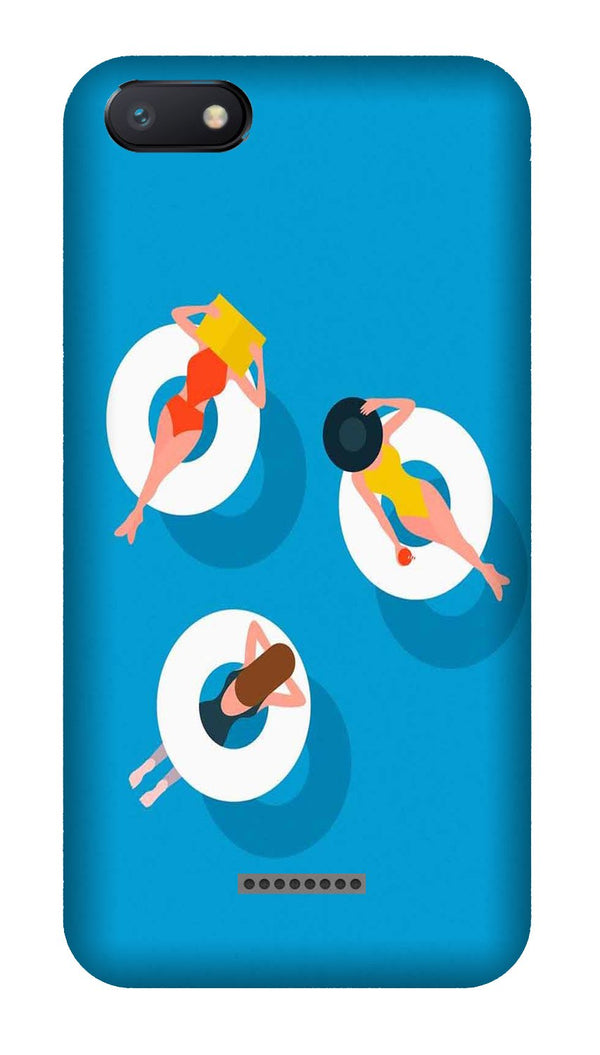 Girlish Mobile Back Case for Redmi 6A  (Design - 306)