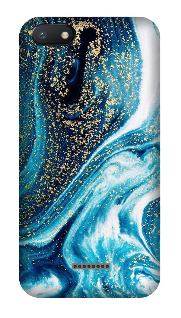 Marble Texture Mobile Back Case for Redmi 6A  (Design - 308)