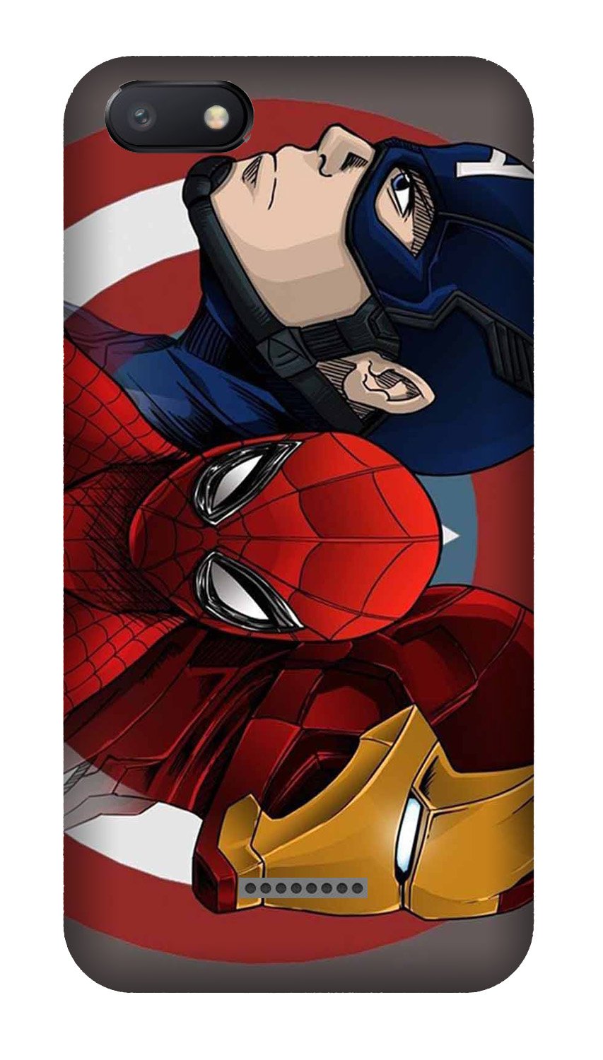 Superhero Mobile Back Case for Redmi 6A  (Design - 311)