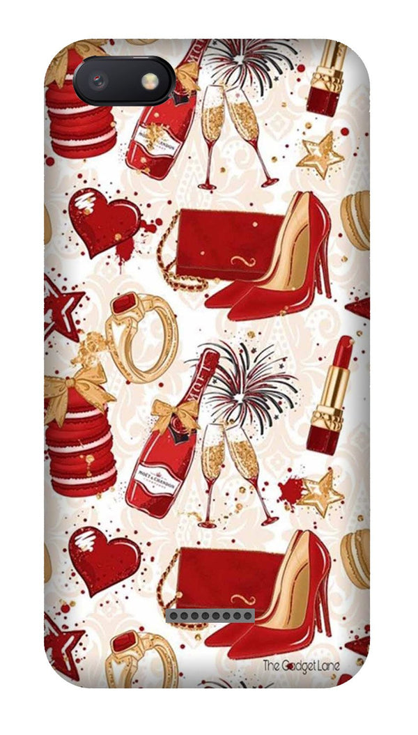 Girlish Mobile Back Case for Redmi 6A  (Design - 312)