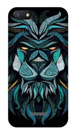 Lion Mobile Back Case for Redmi 6A(Design - 314)