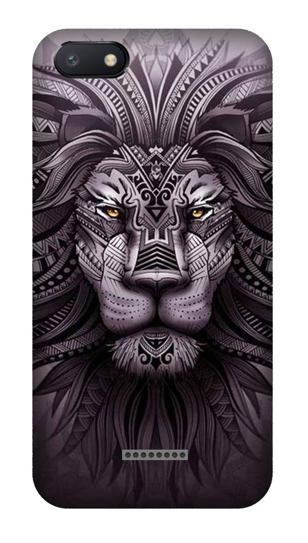 Lion Mobile Back Case for Redmi 6A  (Design - 315)