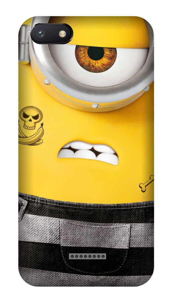 Minion Mobile Back Case for Redmi 6A  (Design - 324)
