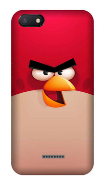 Angry Bird Red Mobile Back Case for Redmi 6A  (Design - 325)