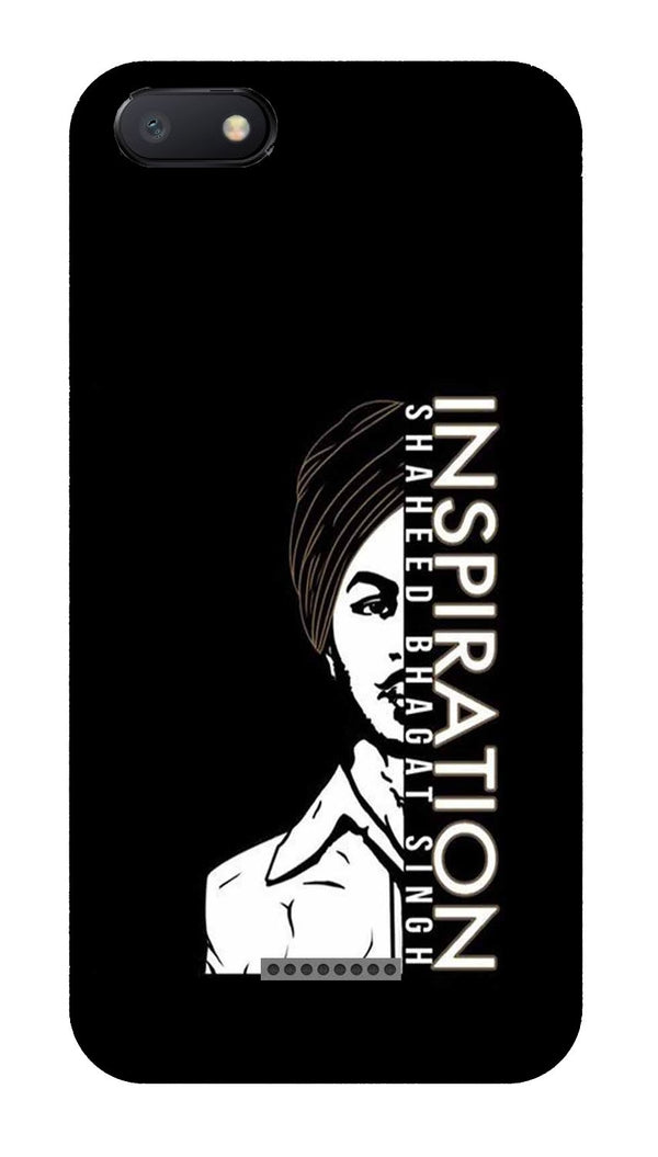 Bhagat Singh Mobile Back Case for Redmi 6A  (Design - 329)