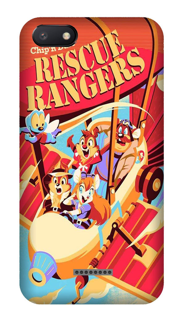 Rescue Rangers Mobile Back Case for Redmi 6A  (Design - 341)
