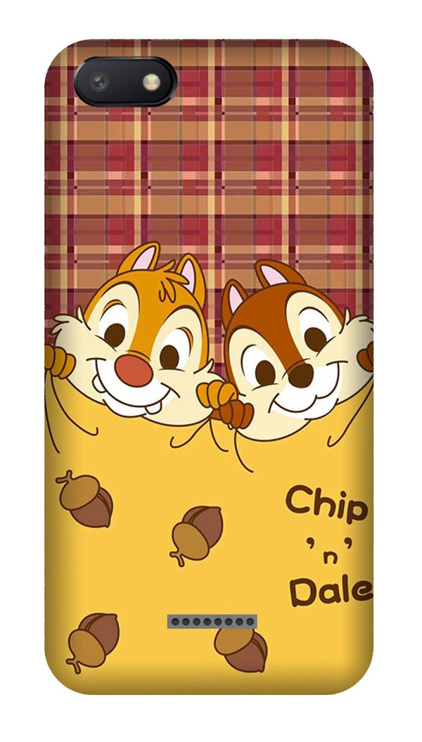 Chip n Dale Mobile Back Case for Redmi 6A  (Design - 342)