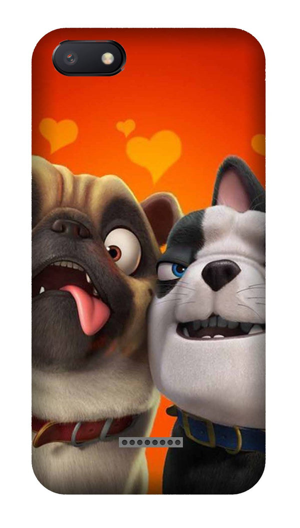 Dog Puppy Mobile Back Case for Redmi 6A  (Design - 350)