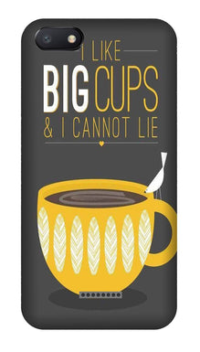Big Cups Coffee Mobile Back Case for Redmi 6A  (Design - 352)