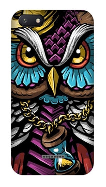 Owl Mobile Back Case for Redmi 6A  (Design - 359)