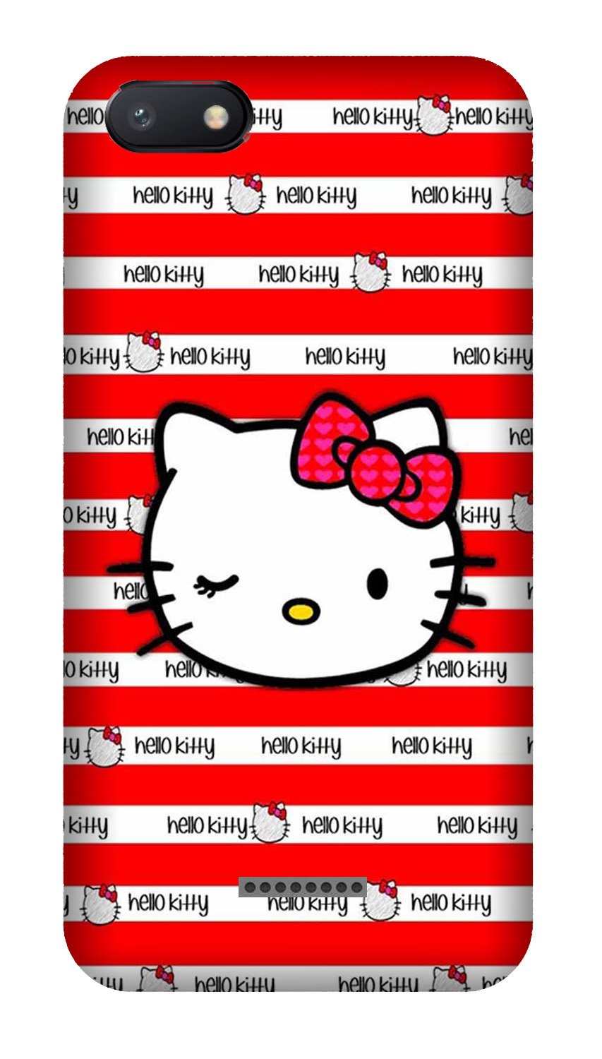 Hello Kitty Mobile Back Case for Redmi 6A  (Design - 364)