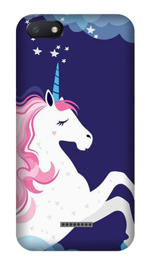 Unicorn Mobile Back Case for Redmi 6A  (Design - 365)