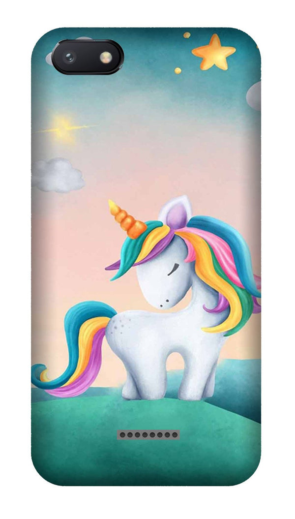 Unicorn Mobile Back Case for Redmi 6A  (Design - 366)