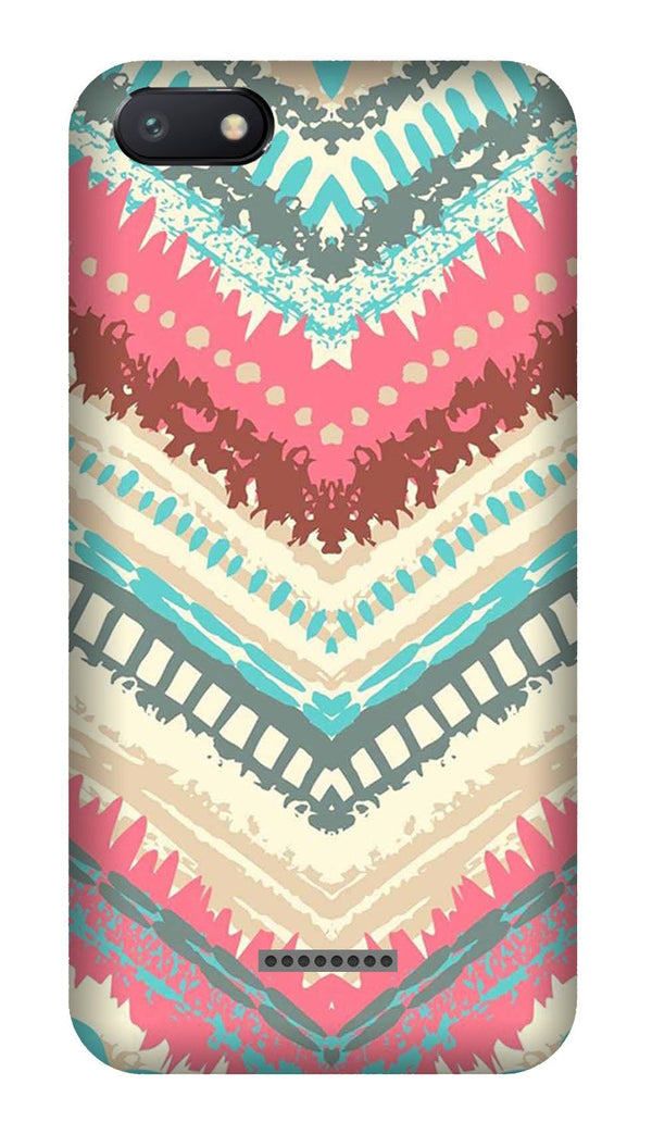 Pattern Mobile Back Case for Redmi 6A  (Design - 368)