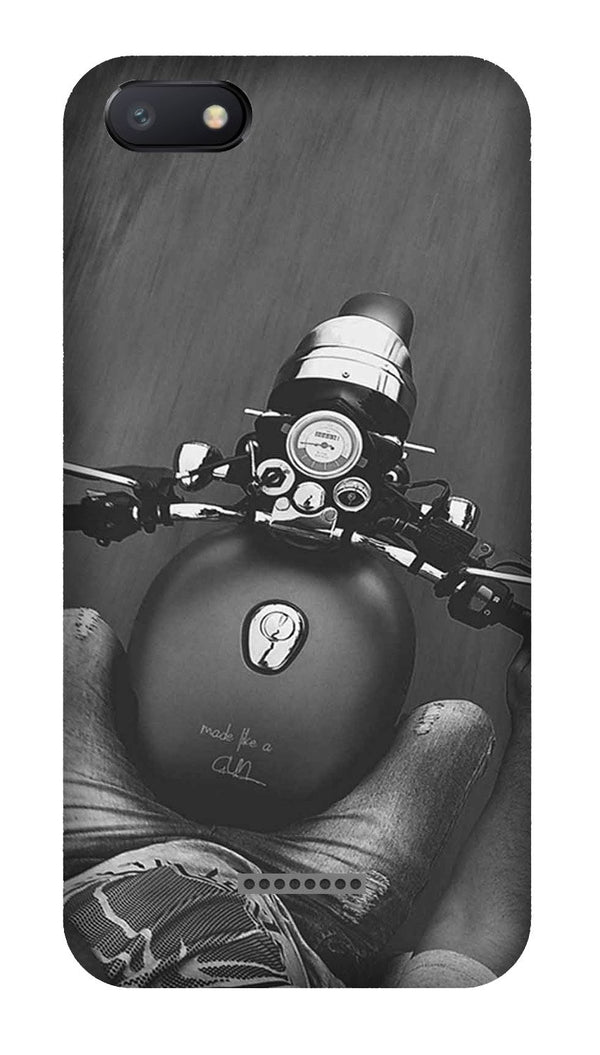 Royal Enfield Mobile Back Case for Redmi 6A  (Design - 382)