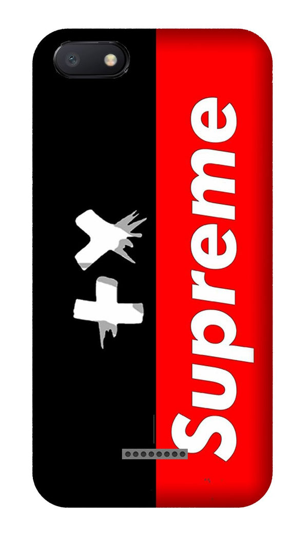 Supreme Mobile Back Case for Redmi 6A  (Design - 389)